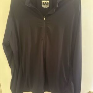 Danskin Black Half-Zip Utility Jacket